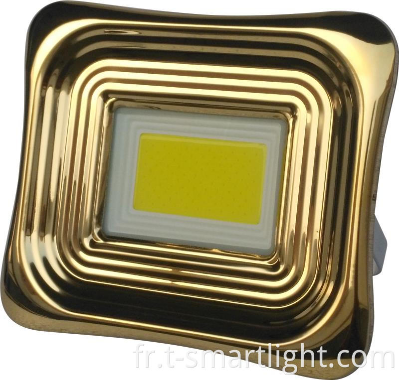 Solar flood light for architectural lighting